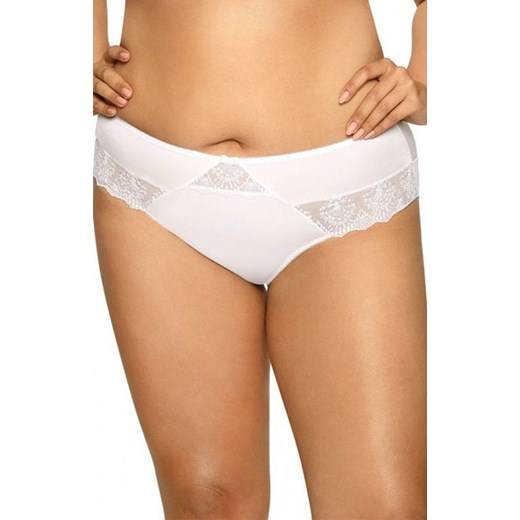 Ava białe figi damskie 1922, Kolor biały, Rozmiar S, Ava ze sklepu Intymna w kategorii Majtki damskie - zdjęcie 186458596