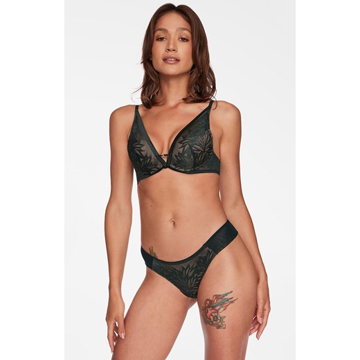 Stringi Toshi 40004-79X, Kolor ciemnozielony, Rozmiar S, Esotiq - id: 167432 - marki Esotiq - 186458815 Stringi Toshi 40004-79X, Kolor ciemnozielony, Rozmiar S, Esotiq ze sklepu Intymna w kategorii Majtki damskie - zdjęcie 186458815