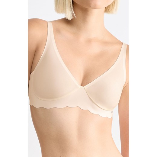 Sloggi beżowy biustonosz miękki soft bez fiszbin Zero Microfibre 2.0 Soft 10214720, Kolor jasnobeżowy, Rozmiar L, Sloggi ze sklepu Intymna w kategorii Biustonosze - zdjęcie 186458976