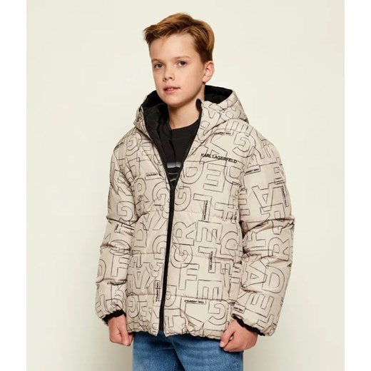 Karl Lagerfeld Kids Dwustronna kurtka | Regular Fit - id: KQ255B000003211 - marki Karl Lagerfeld - 186460145 Karl Lagerfeld Kids Dwustronna kurtka | Regular Fit ze sklepu Gomez Fashion Store w kategorii Kurtki chłopięce - zdjęcie 186460145