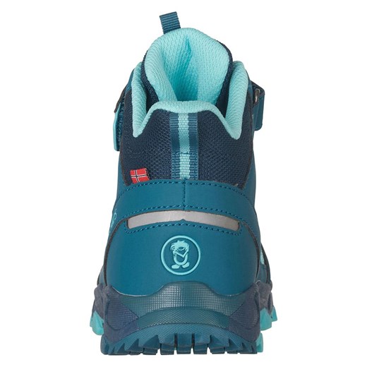 Trollkids Botki turystyczne &quot;Tronfjell Hiker Mid&quot; w kolorze turkusowym Trollkids 28 okazja Limango Polska