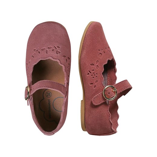 vertbaudet Skórzane baleriny w kolorze różowym Vertbaudet 30 okazja Limango Polska