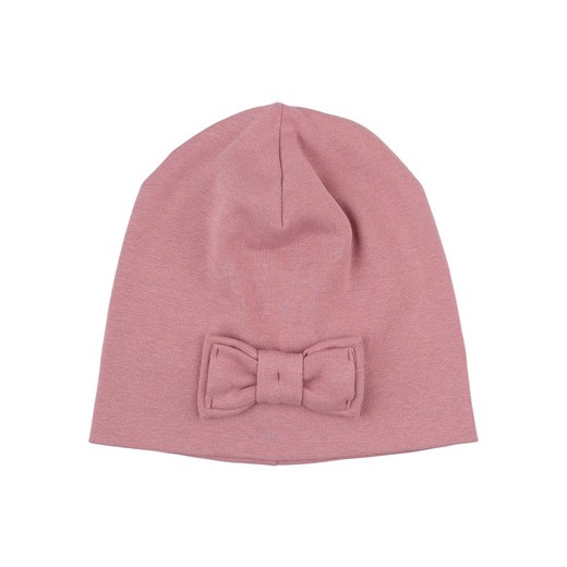 mikk-line Czapka &quot;Bow&quot; w kolorze jasnoróżowym ze sklepu Limango Polska w kategorii Czapki dziecięce - zdjęcie 186460438