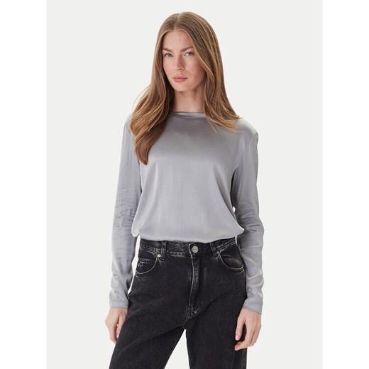 ViCOLO Bluzka TF0244 Szary Regular Fit ze sklepu MODIVO w kategorii Bluzki damskie - zdjęcie 186460697