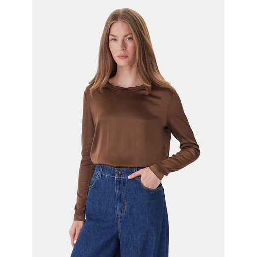 ViCOLO Bluzka TF0244 Brązowy Regular Fit ze sklepu MODIVO w kategorii Bluzki damskie - zdjęcie 186460706