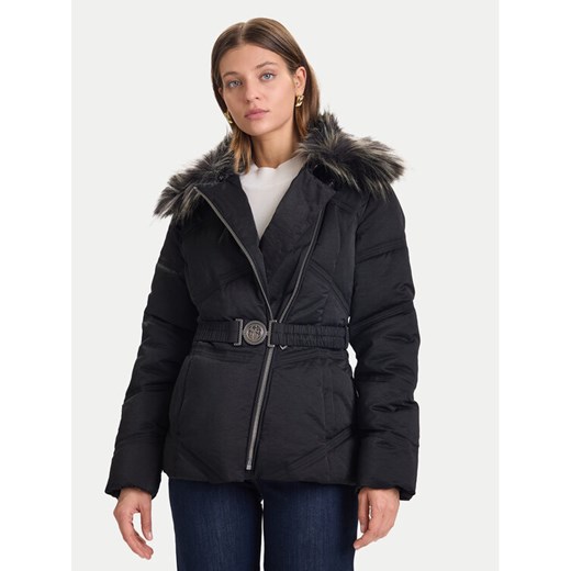 Guess Kurtka zimowa W5BL32 WG092 Czarny Regular Fit ze sklepu MODIVO w kategorii Kurtki damskie - zdjęcie 186460709