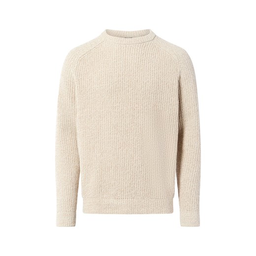 Only&Sons Męski sweter z dzianiny - ONSJoin Mężczyźni beżowy marmurkowy ze sklepu vangraaf w kategorii Swetry męskie - zdjęcie 186461075