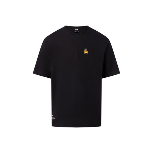 The North Face Koszulka męska - The Mountain Mężczyźni Bawełna czarny jednolity ze sklepu vangraaf w kategorii T-shirty męskie - zdjęcie 186461078
