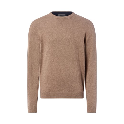 Finshley & Harding Sweter z zawartością kaszmiru Mężczyźni Bawełna melanżowy Finshley & Harding XL wyprzedaż vangraaf