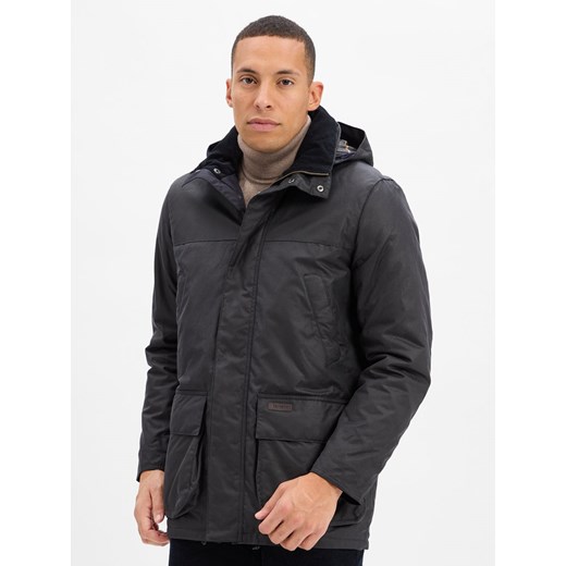 Barbour Męska kurtka woskowana - Bleaberry Mężczyźni granatowy jednolity ze sklepu vangraaf w kategorii Kurtki męskie - zdjęcie 186461165