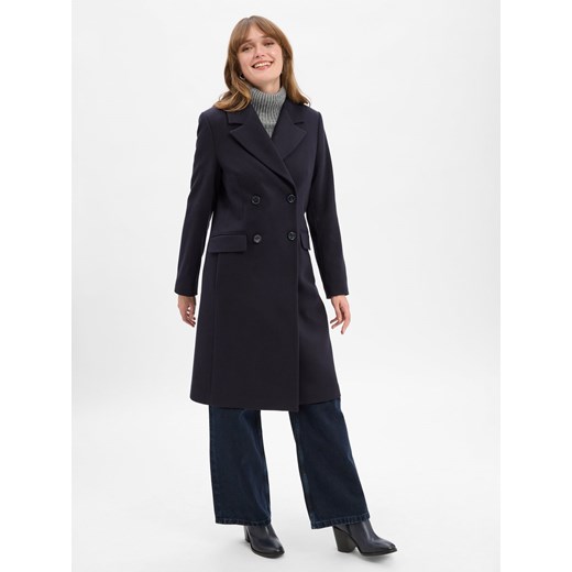 More & More Płaszcz damski Kobiety granatowy jednolity ze sklepu vangraaf w kategorii Płaszcze damskie - zdjęcie 186461169