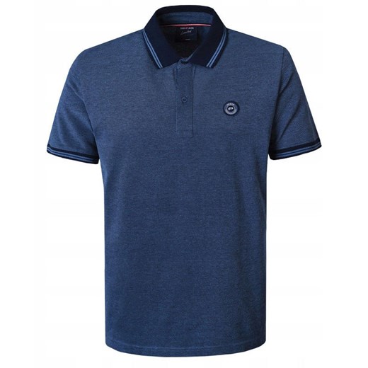 Męska, Bawełniana Koszulka Polo - Pako Jeans - Granatowa TSPJNSpoloMAKSIMgr ze sklepu JegoSzafa.pl w kategorii T-shirty męskie - zdjęcie 186461447