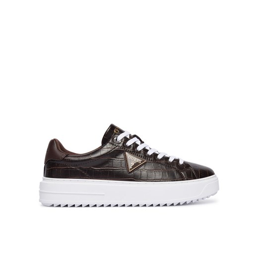 Sneakersy Guess FLFD15 PEL12 Brązowy ze sklepu eobuwie.pl w kategorii Buty sportowe damskie - zdjęcie 186461745