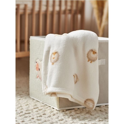 Sinsay - Kocyk dziecięcy - kremowy ze sklepu Sinsay w kategorii Kocyki dziecięce - zdjęcie 186464209