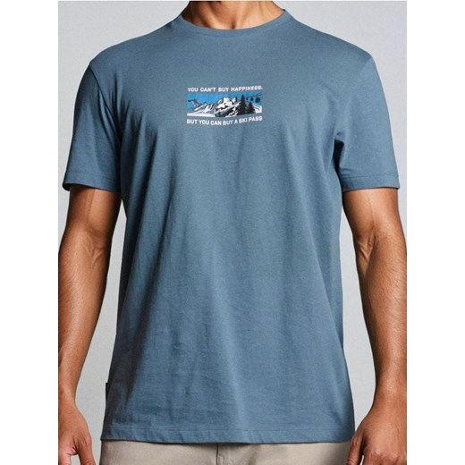 Sinsay - Koszulka z nadrukiem - szary ze sklepu Sinsay w kategorii T-shirty męskie - zdjęcie 186464216
