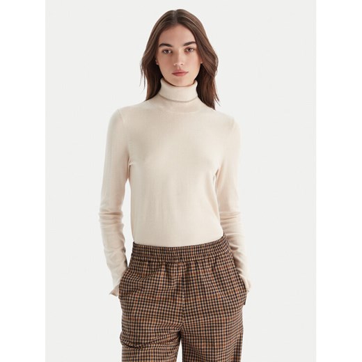 Liu Jo Golf MF5229 MS49I Écru Regular Fit ze sklepu MODIVO w kategorii Swetry damskie - zdjęcie 186464275