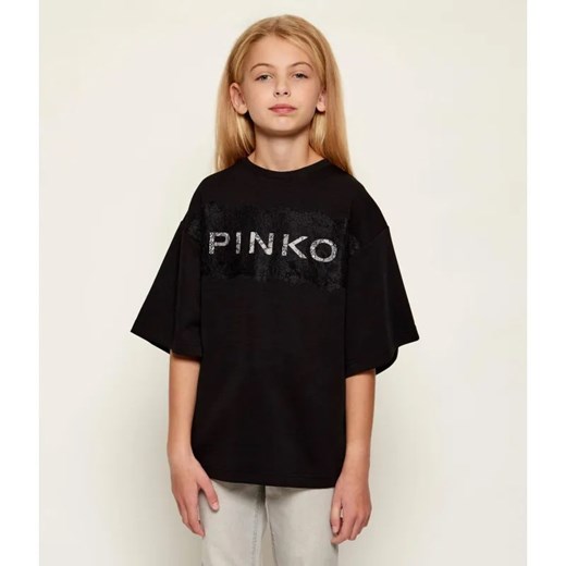 Pinko UP T-shirt | Oversize fit ze sklepu Gomez Fashion Store w kategorii Bluzki dziewczęce - zdjęcie 186466469