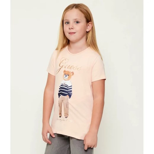 Guess T-shirt | Regular Fit ze sklepu Gomez Fashion Store w kategorii Bluzki dziewczęce - zdjęcie 186466478