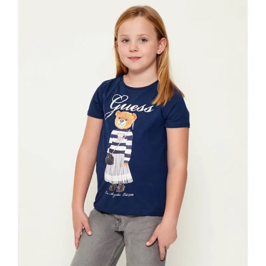 Guess T-shirt | Regular Fit ze sklepu Gomez Fashion Store w kategorii Bluzki dziewczęce - zdjęcie 186466479