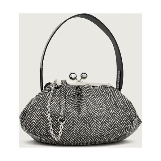 Weekend MaxMara Skórzana torebka na ramię RUBENS Pasticcino ze sklepu Gomez Fashion Store w kategorii Torebki damskie - zdjęcie 186466527