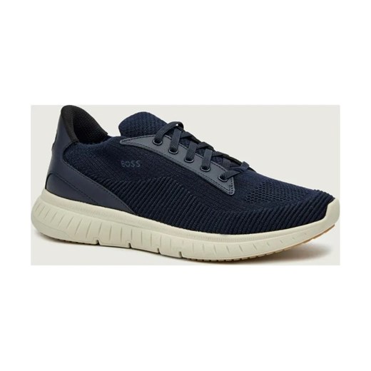 BOSS BLACK Sneakersy Titanis_Slon_knwal | z dodatkiem skóry ze sklepu Gomez Fashion Store w kategorii Buty sportowe męskie - zdjęcie 186466555