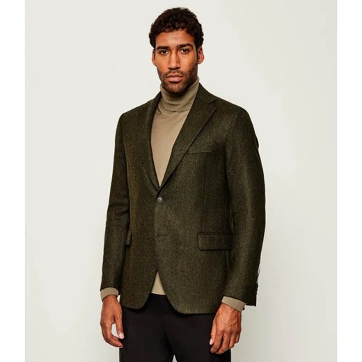 Oscar Jacobson Wełniana marynarka Fogerty | Regular Fit ze sklepu Gomez Fashion Store w kategorii Marynarki męskie - zdjęcie 186466638