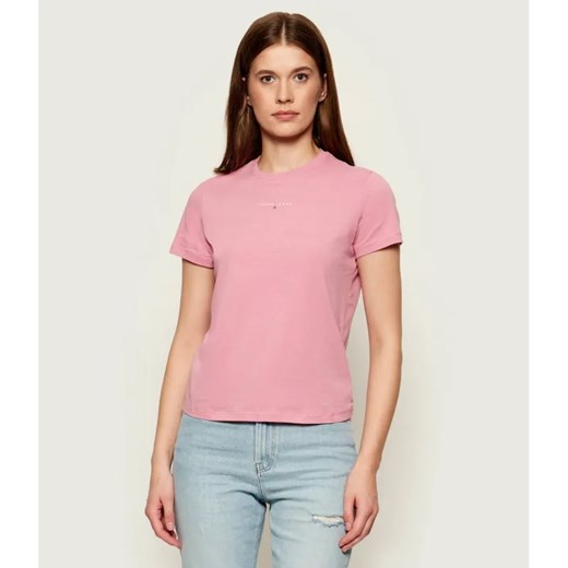 Tommy Jeans T-shirt | Regular Fit ze sklepu Gomez Fashion Store w kategorii Bluzki damskie - zdjęcie 186466639