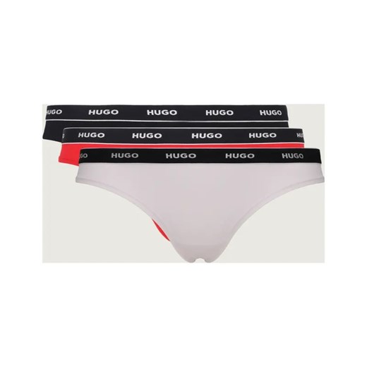 Hugo Bodywear Stringi 3-pack ze sklepu Gomez Fashion Store w kategorii Majtki damskie - zdjęcie 186467577