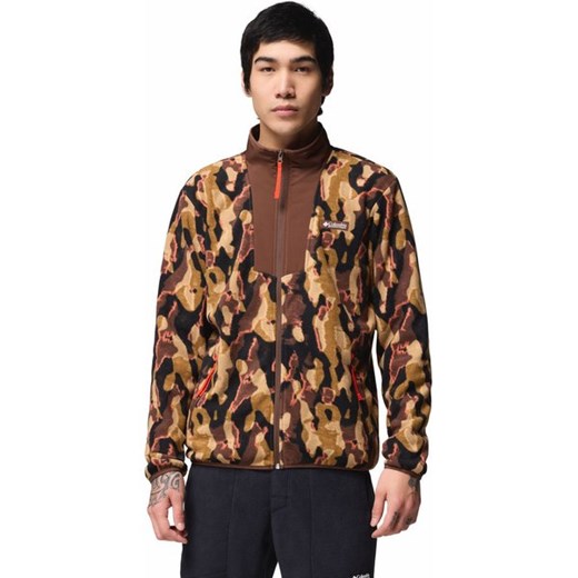 Polar męski Sequoia Grove Printed Full Zip Columbia ze sklepu SPORT-SHOP.pl w kategorii Bluzy męskie - zdjęcie 186468515