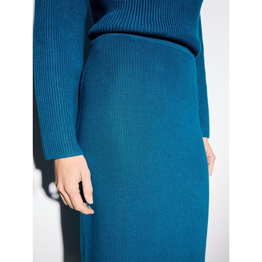 Mohito - Swetrowa spódnica midi - zielony Mohito M Mohito