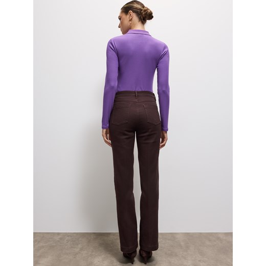 Mohito - Jeansy bootcut - ciemnobrązowy Mohito 34 Mohito