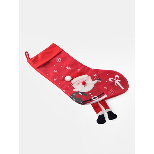 Sinsay - Dekoracyjna skarpeta świąteczna - czerwony Sinsay One Size Sinsay