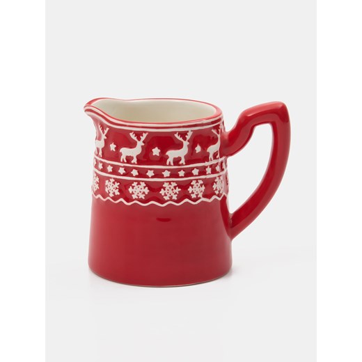 Sinsay - Dzbanek z motywem świątecznym - czerwony Sinsay One Size Sinsay