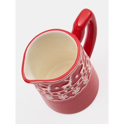 Sinsay - Dzbanek z motywem świątecznym - czerwony Sinsay One Size Sinsay