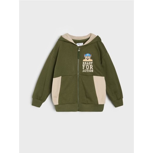 Sinsay - Bluza hoodie PAW patrol - khaki - id: 117FC-87X - marki Sinsay - 186471968 Sinsay - Bluza hoodie PAW patrol - khaki ze sklepu Sinsay w kategorii Bluzy chłopięce - zdjęcie 186471968