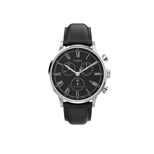 Zegarek Timex Waterbury Chronograph TW2U88300 Czarny ze sklepu eobuwie.pl w kategorii Zegarki - zdjęcie 186472199