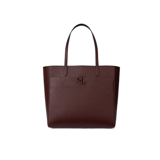 Torebka LAUREN RALPH LAUREN Large Cameryn 431960183010 Bordowy ze sklepu eobuwie.pl w kategorii Torby Shopper bag - zdjęcie 186472308