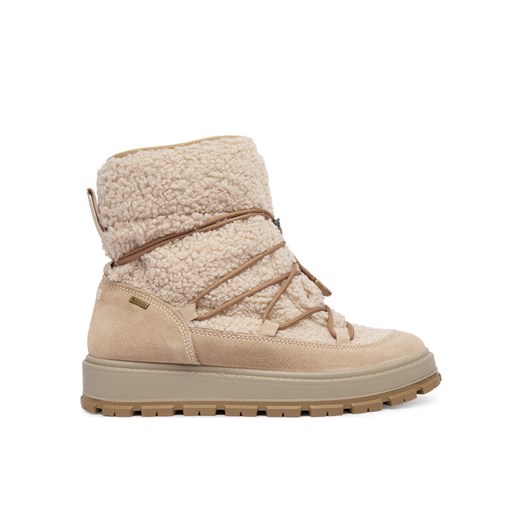 Śniegowce Primigi GORE-TEX 8879800 D Beżowy ze sklepu eobuwie.pl w kategorii Buty zimowe dziecięce - zdjęcie 186472349