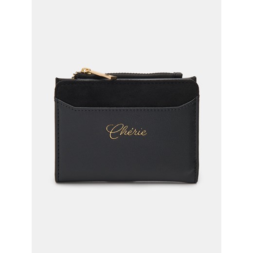 Sinsay - Portfel z imitacji skóry - czarny Sinsay One Size Sinsay
