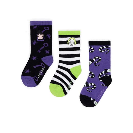 BEETLEJUICE Skarpety długie ACCCS-AW24-324WBBJ Kolorowy ze sklepu MODIVO w kategorii Skarpetki dziecięce - zdjęcie 186475027