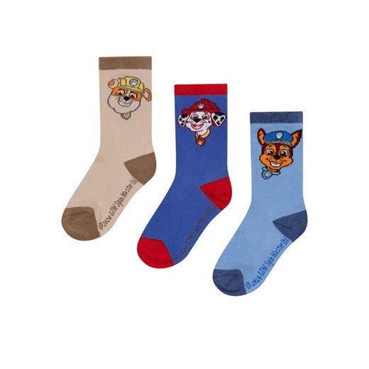Paw Patrol Skarpety długie ACCCS-AW24-326PAW (3-pack) Kolorowy ze sklepu MODIVO w kategorii Skarpetki dziecięce - zdjęcie 186475039
