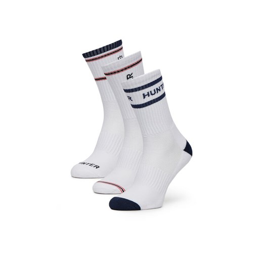 Hunter Skarpety długie AS_HUNTER_02W_SS25 (3-PACK) Biały ze sklepu MODIVO w kategorii Skarpetki męskie - zdjęcie 186475065