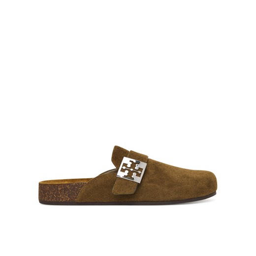 Tory Burch Klapki Mellow Mule 175424 Zielony ze sklepu MODIVO w kategorii Klapki damskie - zdjęcie 186475176