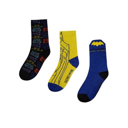 BATWHEELS Skarpety długie ACCCCS-SS25-237WBBW(3-PACK) Żółty ze sklepu MODIVO w kategorii Skarpetki dziecięce - zdjęcie 186475178