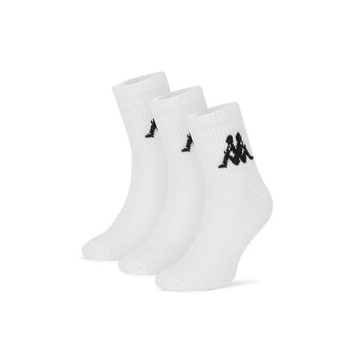 Kappa Skarpety długie Z4444_AW24 (3-PACK) Biały ze sklepu MODIVO w kategorii Skarpetki damskie - zdjęcie 186475188
