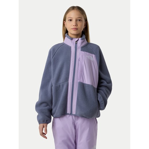 The North Face Polar Yumiori NF0A8AZH Fioletowy Relaxed Fit ze sklepu MODIVO w kategorii Bluzy dziewczęce - zdjęcie 186475227