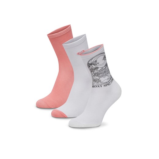 Roxy Skarpety długie AS_ROXY_05W_SS25 (3-PACK) Różowy 39_42 MODIVO