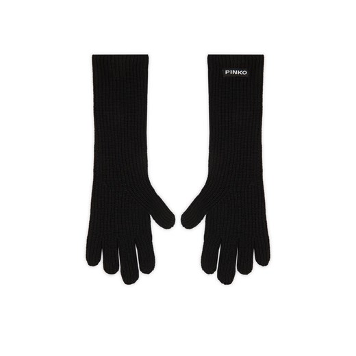PINKO Rękawiczki Damskie Grecia 105997 A2Z4 Czarny ze sklepu MODIVO w kategorii Rękawiczki damskie - zdjęcie 186475275