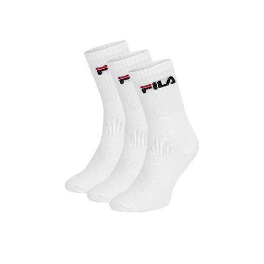 Fila Skarpety długie F9505-AW24 (3-pack) Biały - id: 5903419224911 - marki Fila - 186475326 Fila Skarpety długie F9505-AW24 (3-pack) Biały ze sklepu MODIVO w kategorii Skarpetki damskie - zdjęcie 186475326