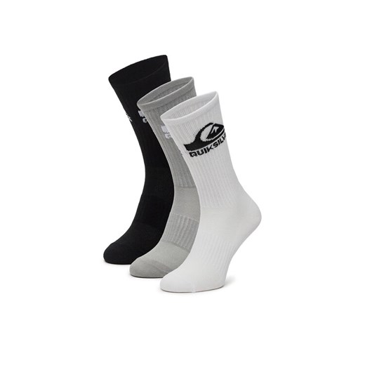 Quiksilver Skarpety długie AS_QUIKSILVER_101W_SS25 (3-PACK) Biały ze sklepu MODIVO w kategorii Skarpetki męskie - zdjęcie 186475335